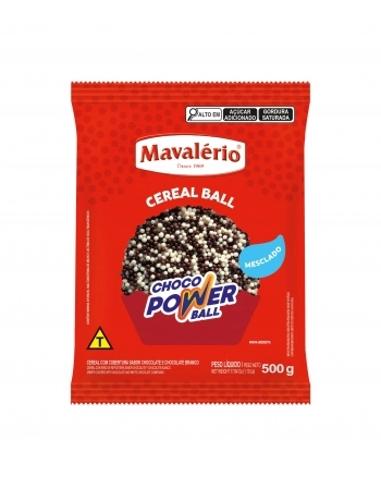 OE MAVALERIO CHOCOPOWER MICRO BRANCO E AO LEITE 500G CX12