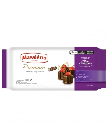 OE MAVALERIO PREMIUM BARRA MEIO AMARGO 1,01KG CX10