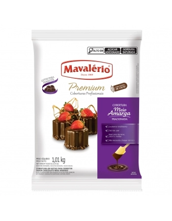 OE MAVALERIO PREMIUM COBERTURA GOTA MEIA AMARGO 1,01KG CX10