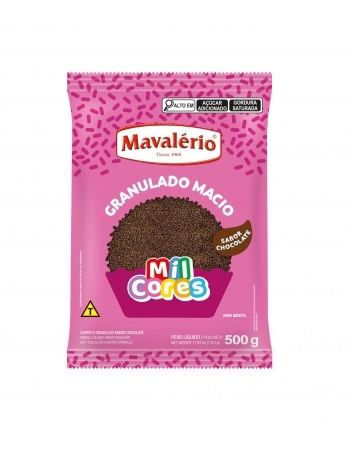 OE MAVALERIO GRANULADO MACIO CHOCOLATE 500G CX20