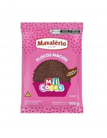 OE MAVALERIO FLOCOS MACIO CHOCOLATE 500G CX20