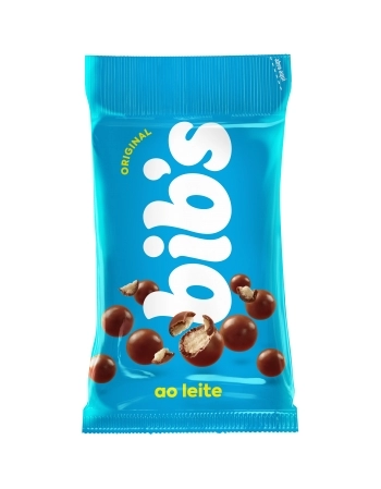 CHOCOLATE BIBS AO LEITE NEUGEBAUER 40G DISPLAY C/18UN