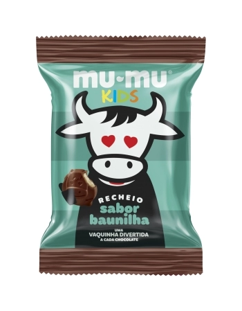 CHOCOLATE MUMU KIDS BAUNILHA 15G DISPLAY C/24UN