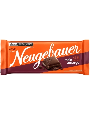 BARRA DE CHOCOLATE 40% CACAU NEUGEBAUER 80G DISPLAY C/16UN