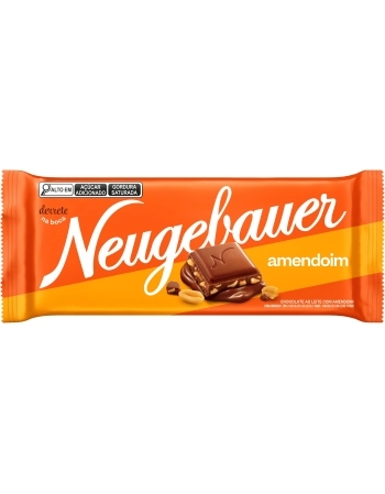 BARRA DE CHOCOLATE AMENDOIM NEUGEBAUER 80G DISPLAY C/16UN