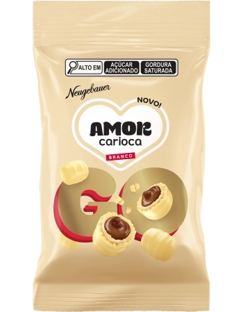 CHOCOLATE AMOR CARIOCA BRANCO GO NEUGEBAUER 40G DISPLAY C/18UN