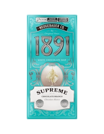 CHOCOLATE TABLETE 1891 SUPREME BRANCO NEUGEBAUER 45G DISPLAY C/10UN