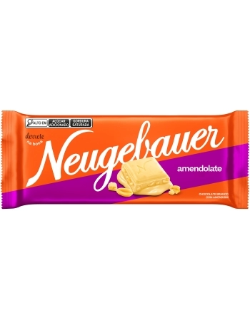 BARRA DE CHOCOLATE AMENDOLATE NEUGEBAUER 80G DISPLAY C/16UN