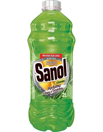 TQ DESINFETANTE SANOL CITRONELA 2L CX6