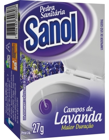 TQ PEDRA SANITARIA SANOL LAVANDA 27G CX24