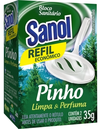 TQ BLOCO SANITARIO C/ APARELHO PINHO SANOL 35G CX12