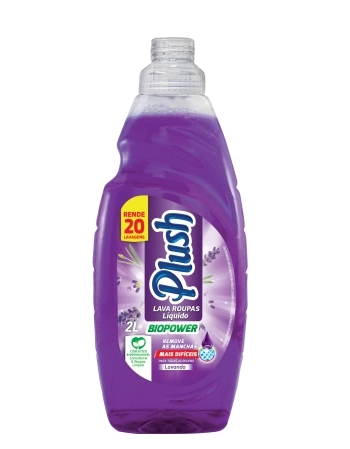 TQ LAVA ROUPAS LIQUIDO PLUSH BIOPOWER LAVANDA 2L CX6