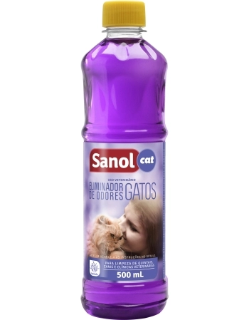 ELIMINADOR DE ODORES GATOS SANOL CAT 500ML