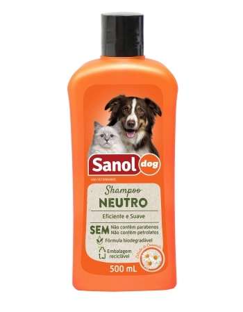TQ SHAMPOO SANOL DOG NEUTRO 500ML CX12