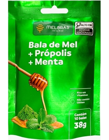 ME BALA DE MEL PROPOLIS E MENTA 38G CX6