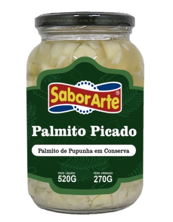PALMITO PUPUNHA PICADO SABORARTE 270G