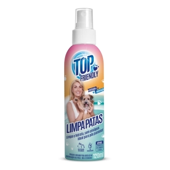 LIMPA PATINHAS PET TOPLAND FRIENDLY 120ML