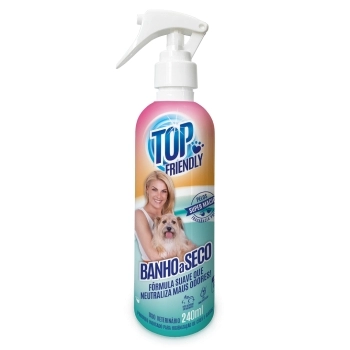 BANHO A SECO PET TOPLAND FRIENDLY 240ML
