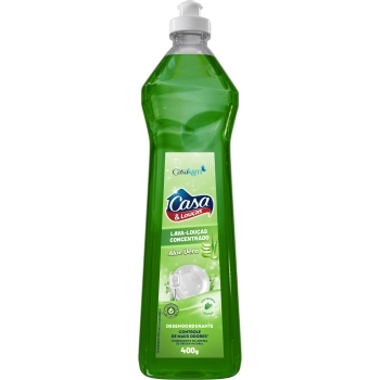 LAVA-LOUÇAS ALOE VERA CASA & LOUÇAS CASAK&M 400G