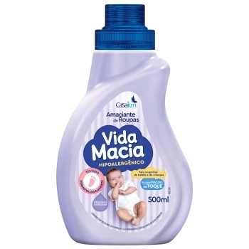 AMACIANTE GLICERINA E AMENDOAS VIDA MACIA CASAK&M 500ML
