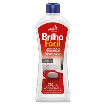 BRILHO FACIL CERA LIQUIDA VERMELHA CASAK&M 750ML