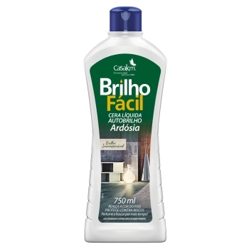 BRILHO FACIL CERA LIQUIDA ARDOSIA CASAK&M750ML