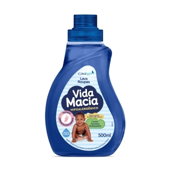CK VIDA MACIA LAVA ROUPA LIQUIDO GLICERINA E LAVANDA 500ML CX12 M3