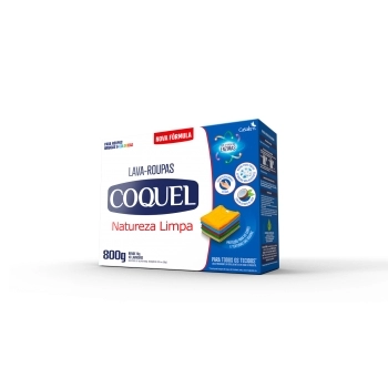 LAVA ROUPA EM PO COQUEL NATUREZA LIMPA CASAK&M 800G