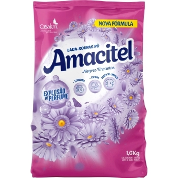 LAVA ROUPA EM PO AMACITEL ALEGRES ENCANTOS BAG CASAK&M 1,6KG