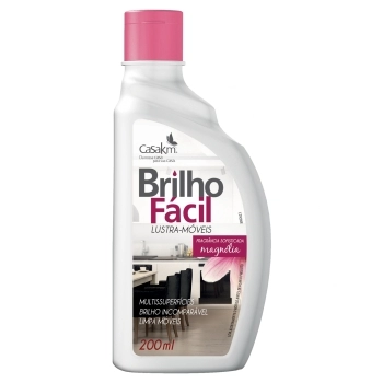 LUSTRA MOVEIS MAGNOLIA BRILHO FACIL CASAK&M 200ML