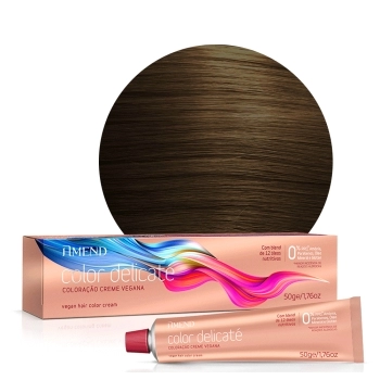 AM COLOR DELICATE COLORACAO 5.3 CASTANHO CLARO DOURADO 50G CX6