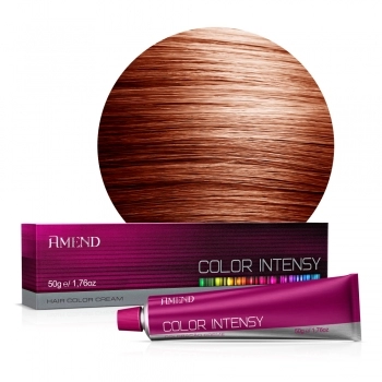 AM COLOR INTENSY COLORACAO 7.43 LOURO MEDIO ACOBREADO DOURADO 50G CX6