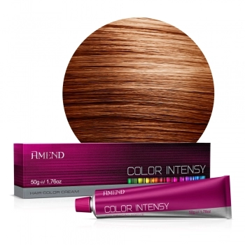 AM COLOR INTENSY COLORACAO 8.4 LOURO CLARO ACOBREADO 50G CX6