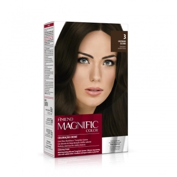 AM COLOR MAGNIFIC KIT COLORACAO 3 CASTANHO ESCURO CX6