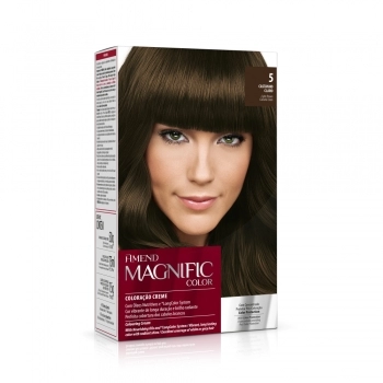 AM COLOR MAGNIFIC KIT COLORACAO 5 CASTANHO CLARO CX6