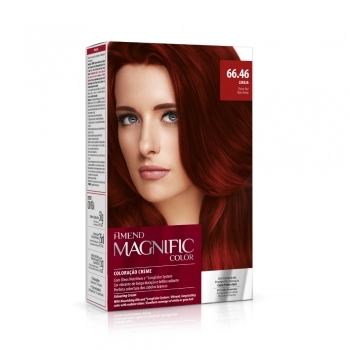AM COLOR MAGNIFIC KIT COLORACAO 66.46 CEREJA CX6
