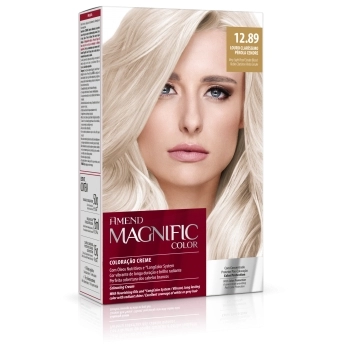 AM COLOR MAGNIFIC KIT COLORACAO 12.89 LOURO CLARISSIMO PEROLA CX6
