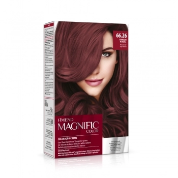 AM COLOR MAGNIFIC KIT COLORACAO 66.26 VERMELHO MARSALA CX6