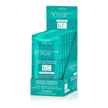 AM PO DESCOLORANTE OLEOS DE CAMOMILA, ALOE VERA E SILICONE DP CX6