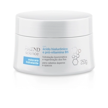 AM SCIENCE MASCARA HIDRATANTE C/ ACIDO HIALORÔNICO E PÓR-VITAMINA B5 250G CX6
