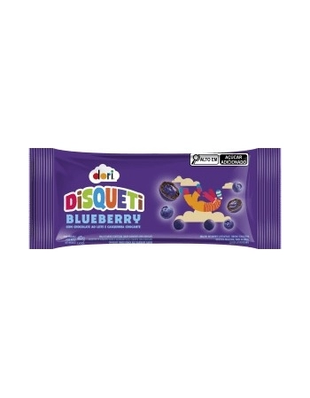 DISQUETI CHOCOLATE BLUEBERRY DORI 40G DISPLAY C/15UN