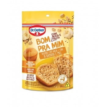 OE BOLO SACHE BOM PRA MIM BANANA AVEIA E CHIA 50G CX18 M6