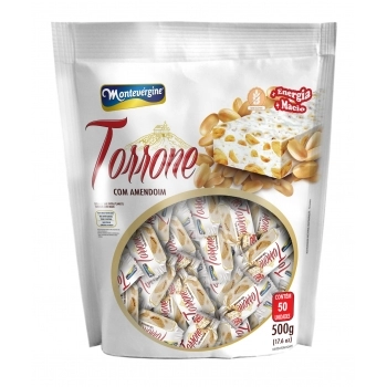 MV TORRONE MINI AMENDOIM 500G CX8