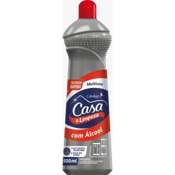 MULTIUSO COM ALCOOL CASA & LIMPEZA CASAK&M 500ML
