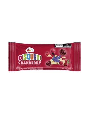 DISQUETI CHOCOLATE CRANBERRY DORI 40G DISPLAY C/15UN