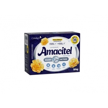 LAVA ROUPA EM PO AMACITEL TOQUE DE POESIA CARTUCHO CASAK&M 1,6KG