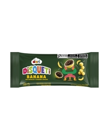 DISQUETI CHOCOLATE BANANA DORI 40G DISPLAY C/15UN
