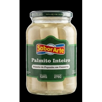 PALMITO PUPUNHA INTEIRO SABORARTE 270G