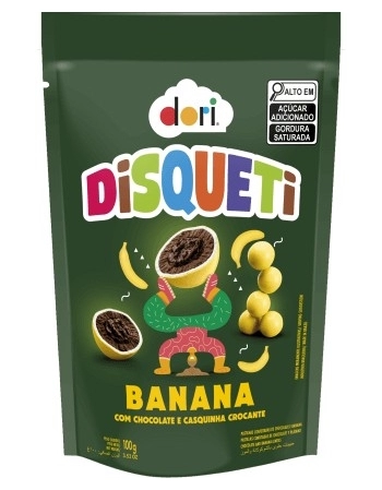 DISQUETI CHOCOLATE BANANA DORI 100G