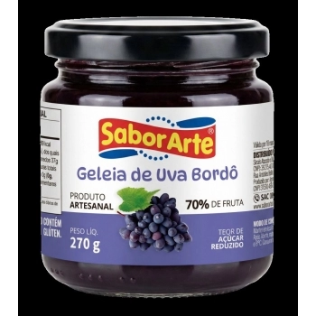 GELEIA UVA BORDÔ SABORARTE 270G